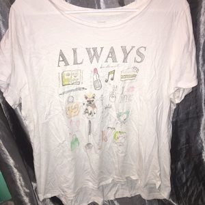 White tee shirt